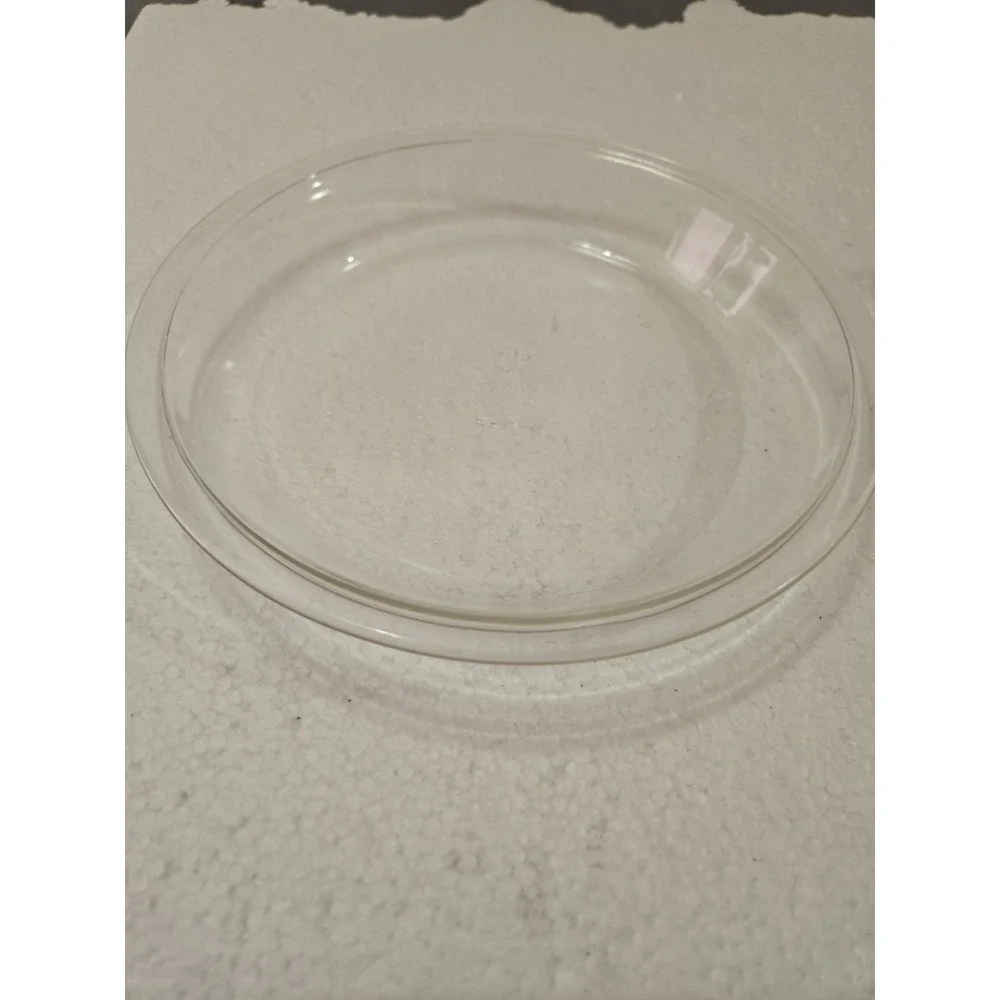Vintage PYREX 208 8 Inch Deep Round Pie Plate Clear Glass Baking Dish Made in US